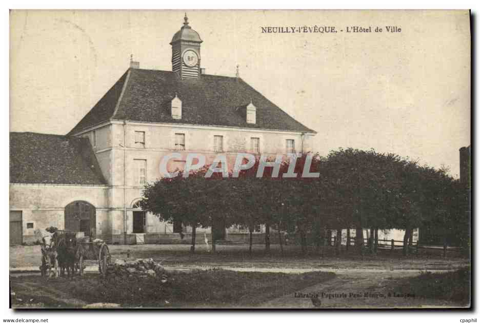 CPA Neuilly L Eveque L Hotel de Ville