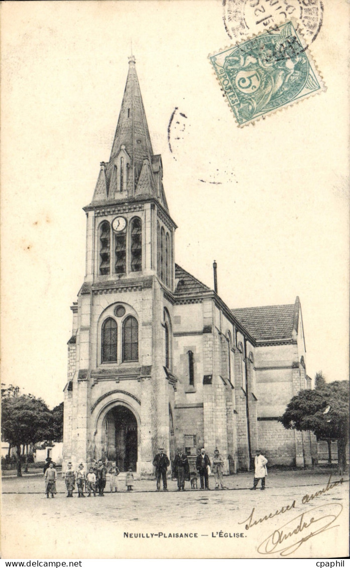 CPA Neuilly Plaisance L'Eglise
