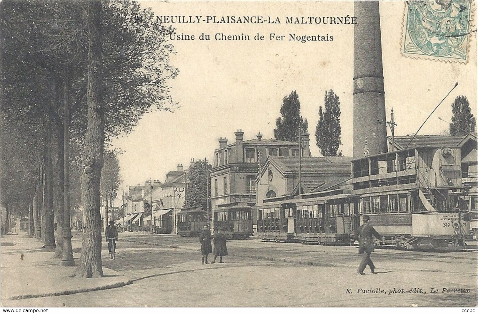 CPA Neuilly-Plaisance La Maltournée Usine du Chemin de Fer Nogentais