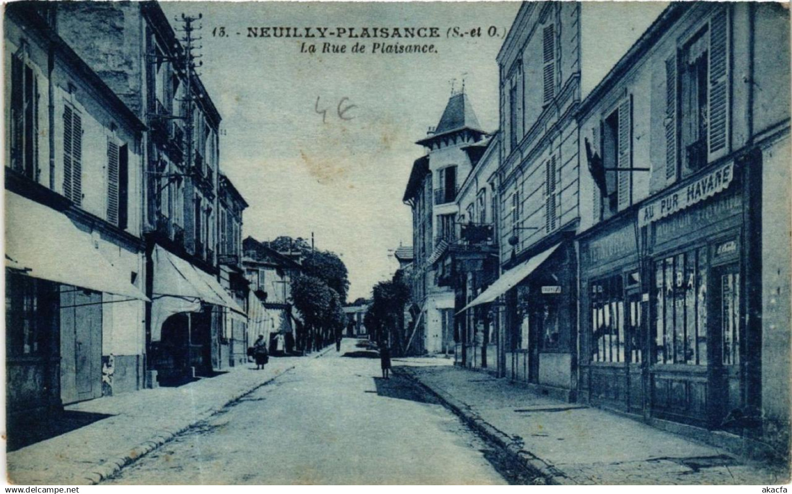 CPA NEUILLY-PLAISANCE La Rue de Plaisance (569509)