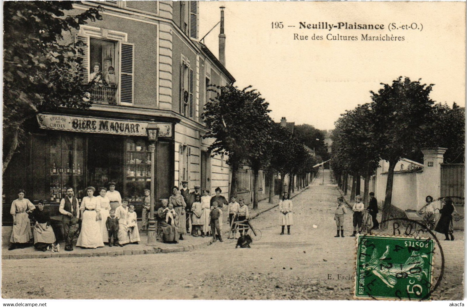 CPA Neuilly-Plaisance Rue des Cultures maraicheres (1391462)