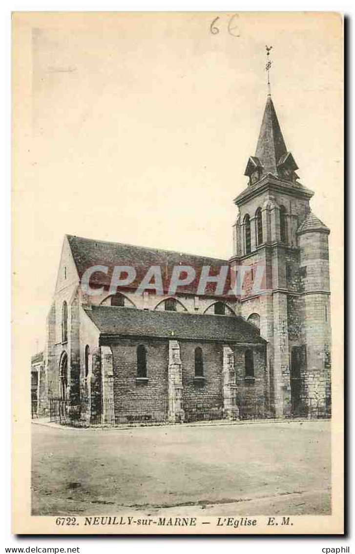 CPA Neuilly sur Marne l'Eglise