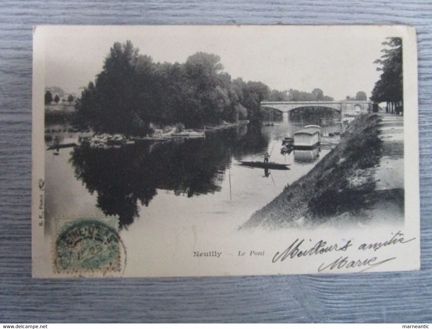 cpa Neuilly sur Seine(92)le pont