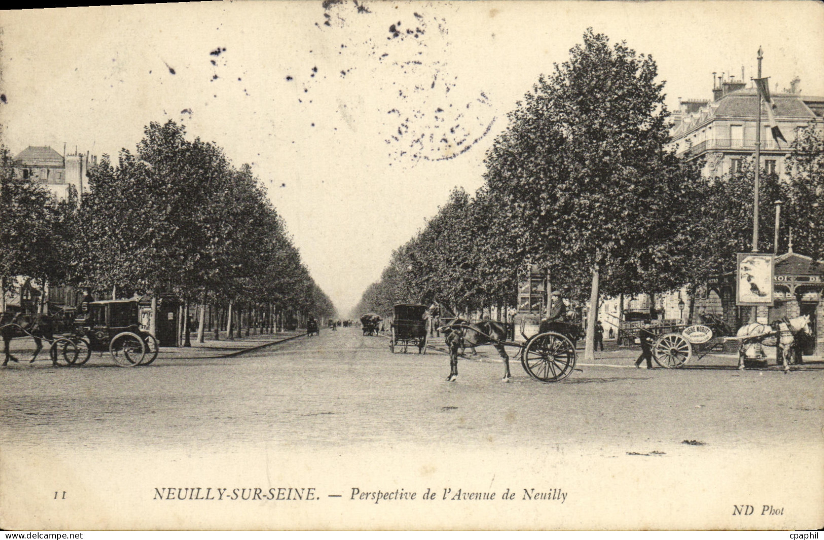CPA Neuilly Sur Seine Pierre de L Avenue de Neuilly
