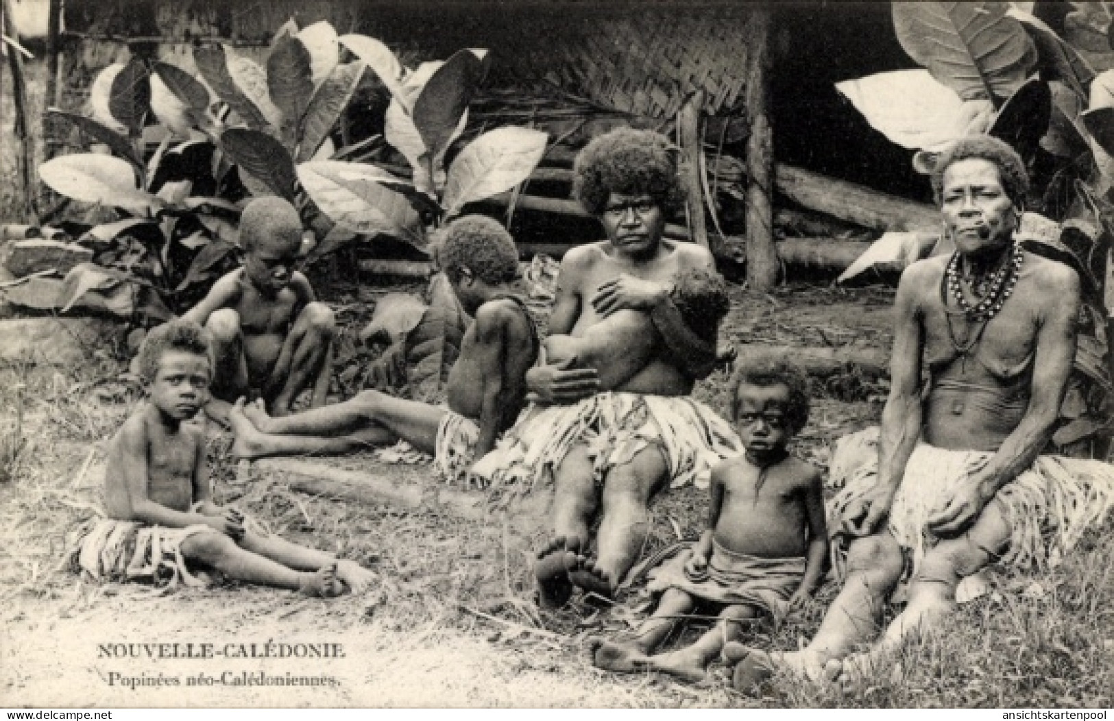 CPA Neukaledonien, Popinées néo Calédoniennes
