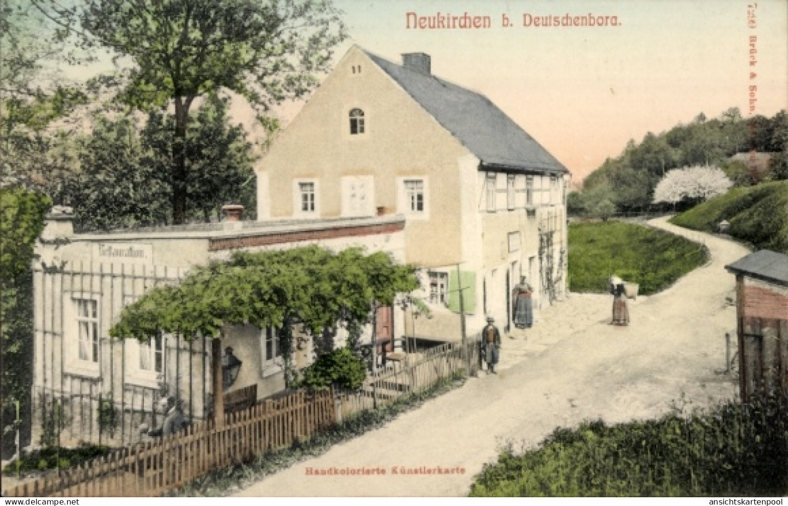 CPA Neukirchen Reinsberg in Sachsen, Restaurant