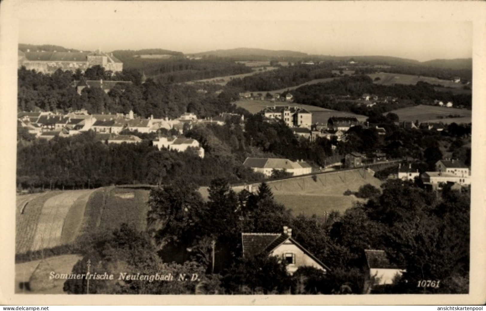 CPA Neulengbach in Niederösterreich, Gesamtansicht