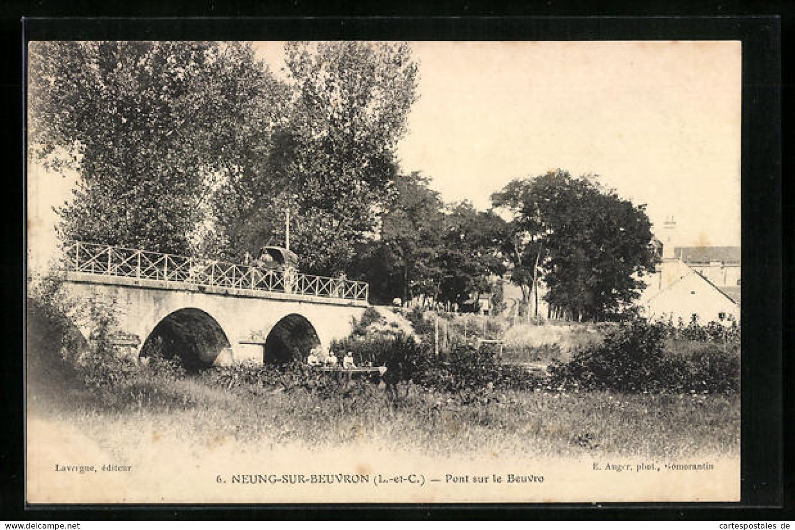 CPA Neung-sur-Beuvron, Pont sur le Beuvron