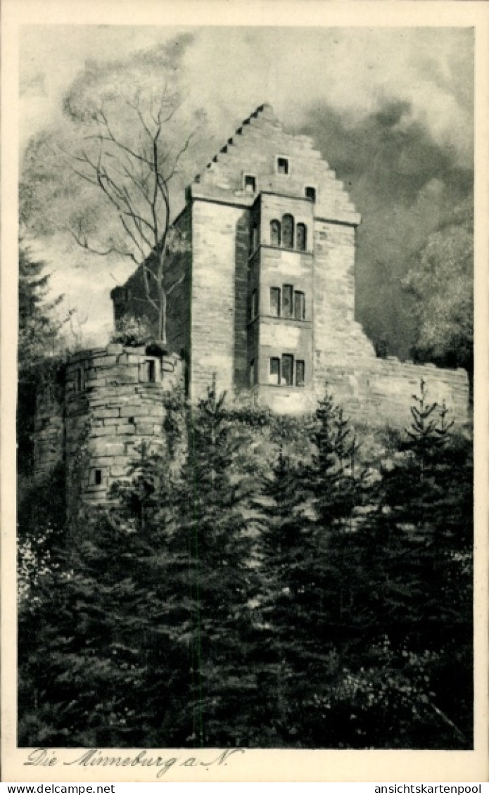 CPA Neunkirchen Neckarkatzenbach im Neckar Odenwald Kreis, Minneburg