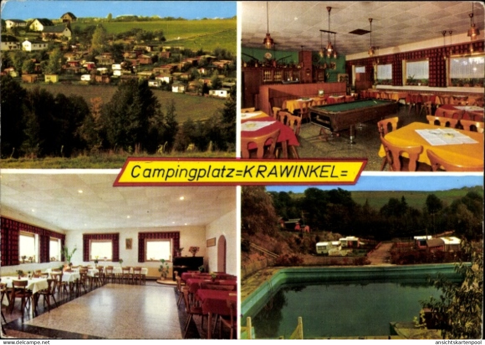 CPA Neunkirchen Seelscheid im Rhein Sieg Kreis, Campingplatz Krawinkel, Gaststätte Zum Ännchen