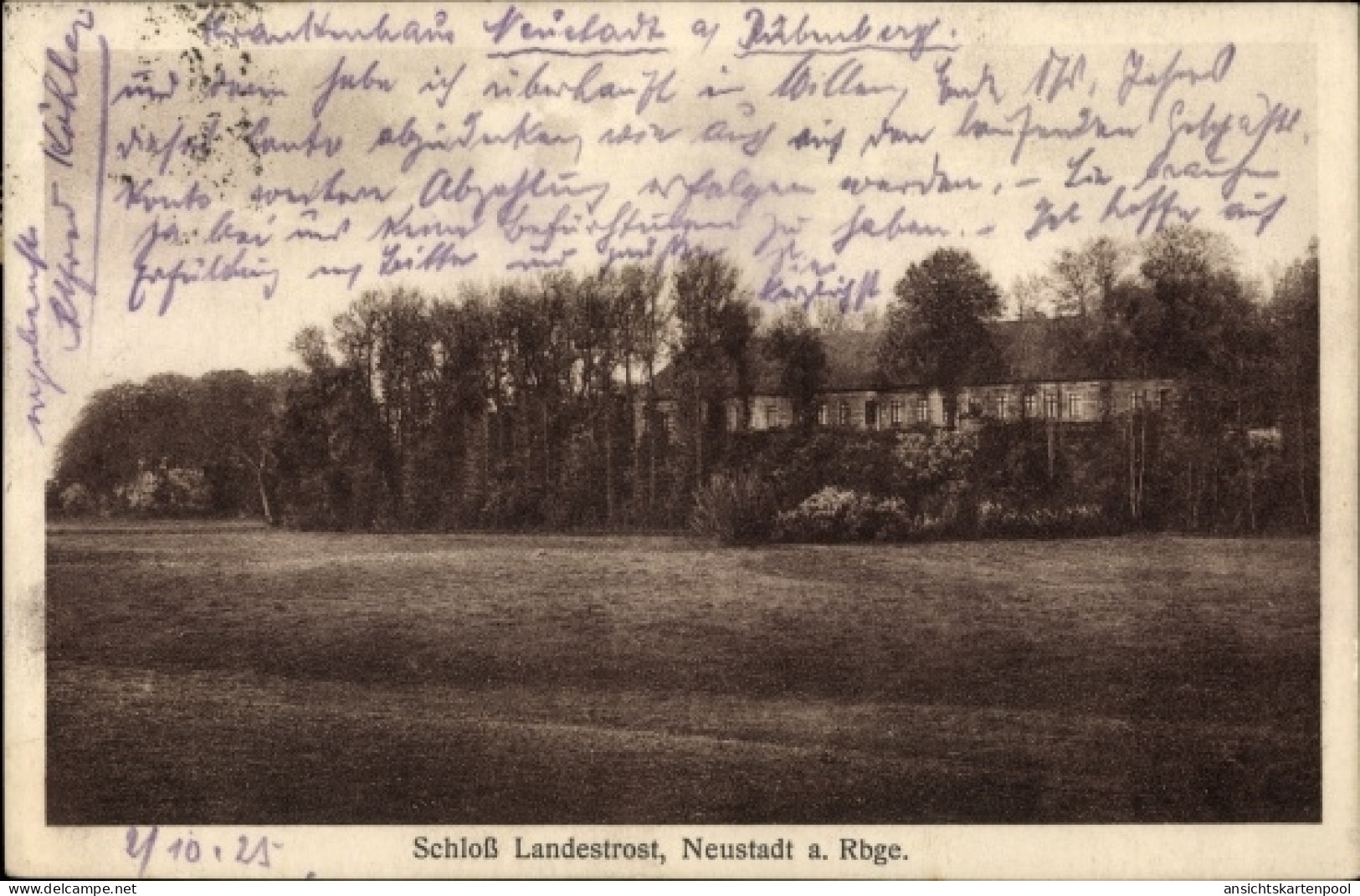 CPA Neustadt am Rübenberge, Schloss Landestrost
