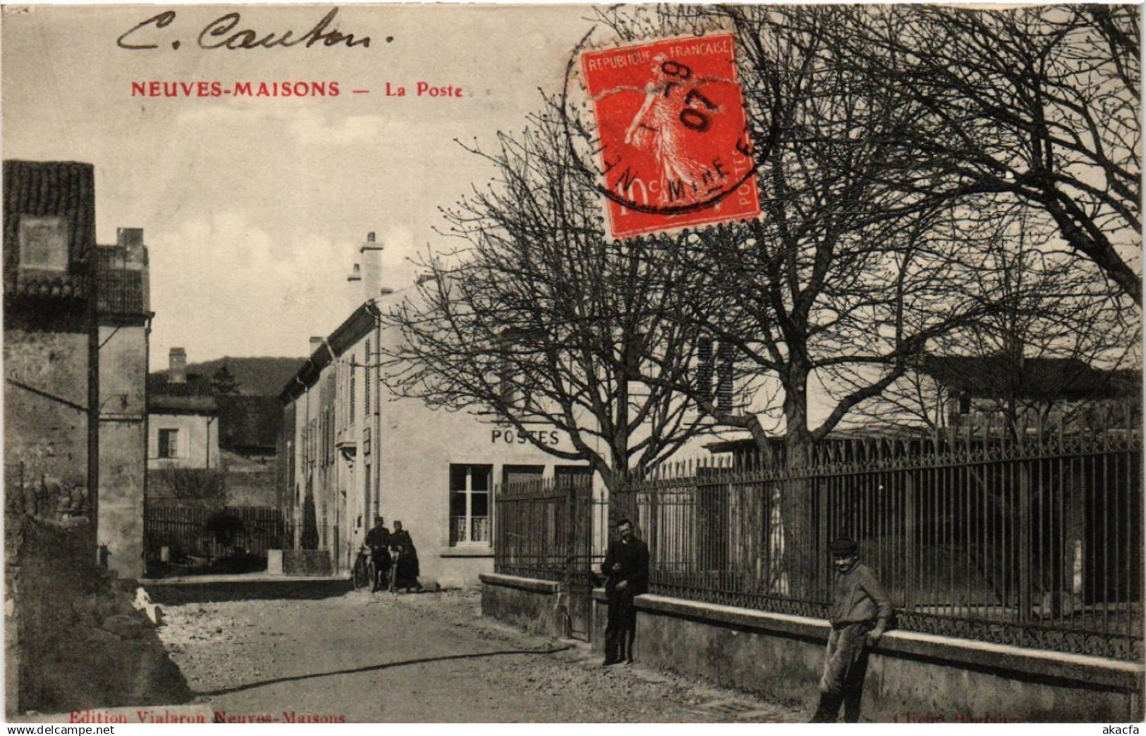 CPA NEUVES-MAISONS - La Poste (484103)