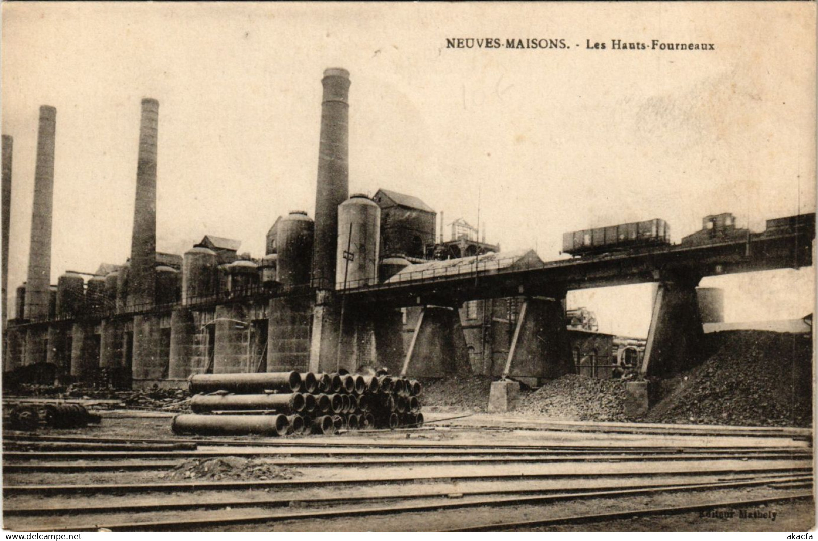 CPA NEUVES-MAISONS - Les Hauts Fourneaux (386199)