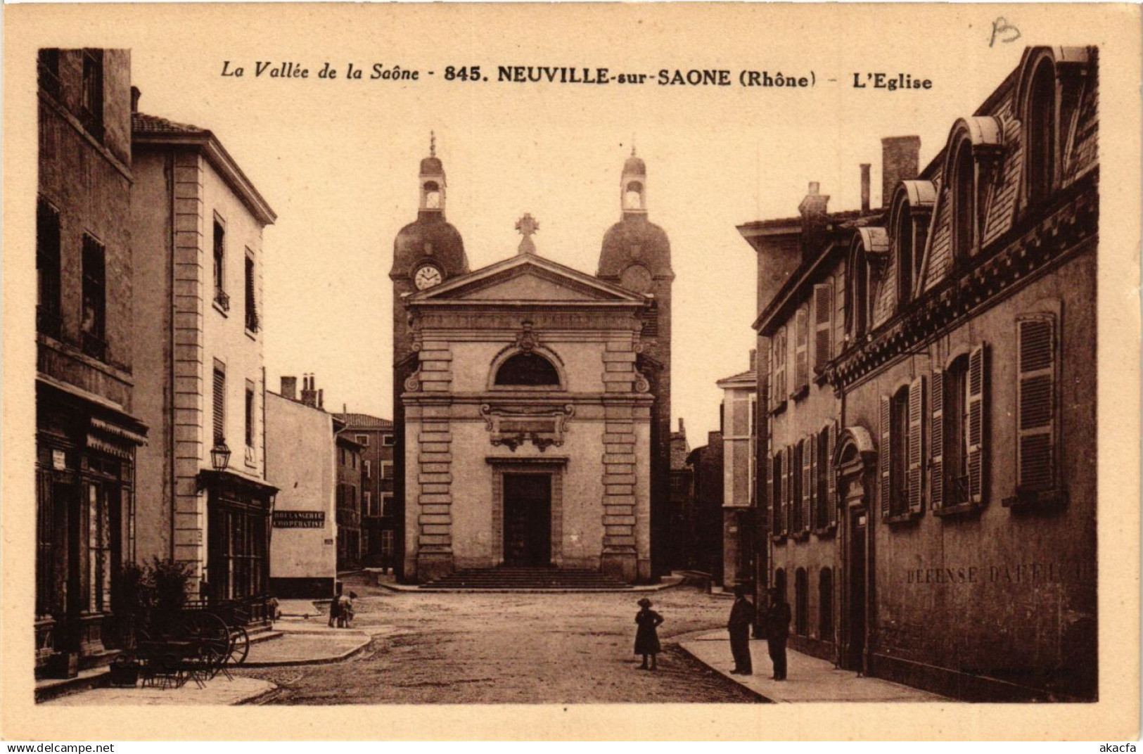 CPA NEUVILLE-sur-SAONE - Église (639836)