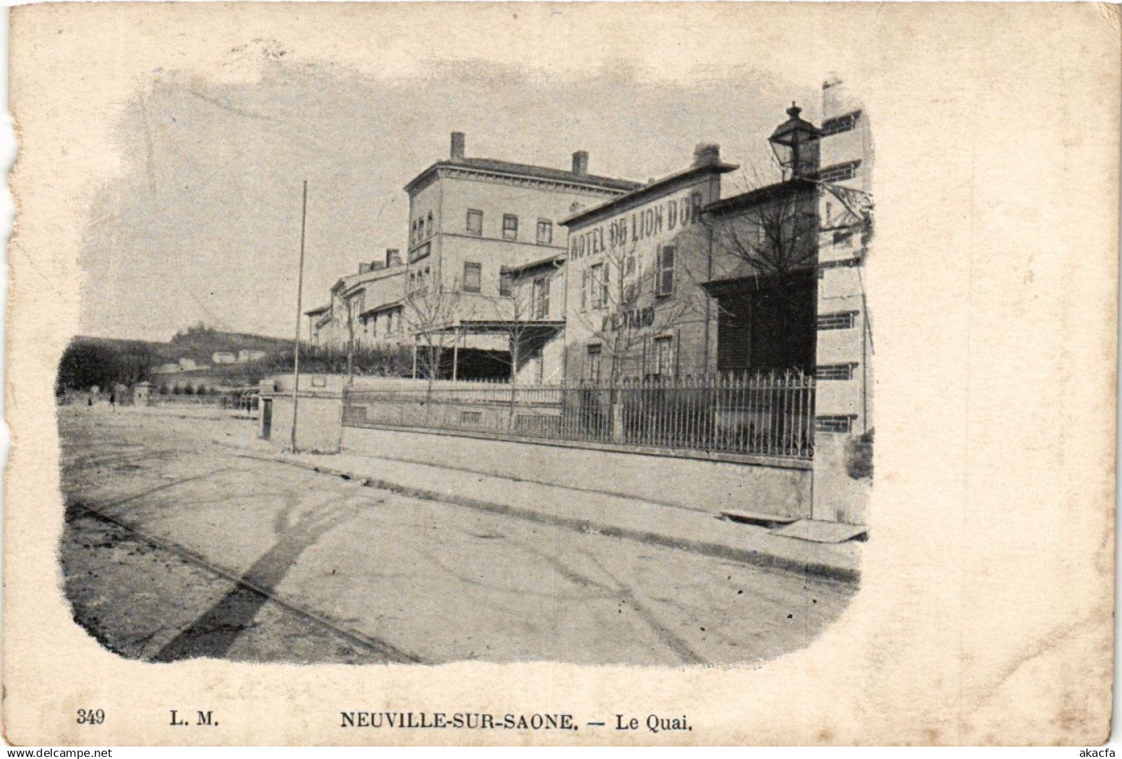 CPA NEUVILLE-sur-SAONE - Le Quai (573252)