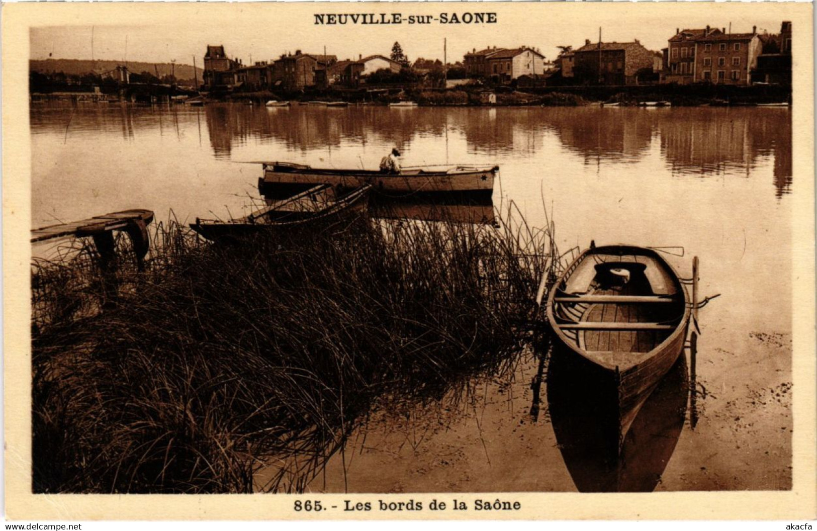 CPA Neuville-sur-Saone - Les Bords de la Saone (1036366)