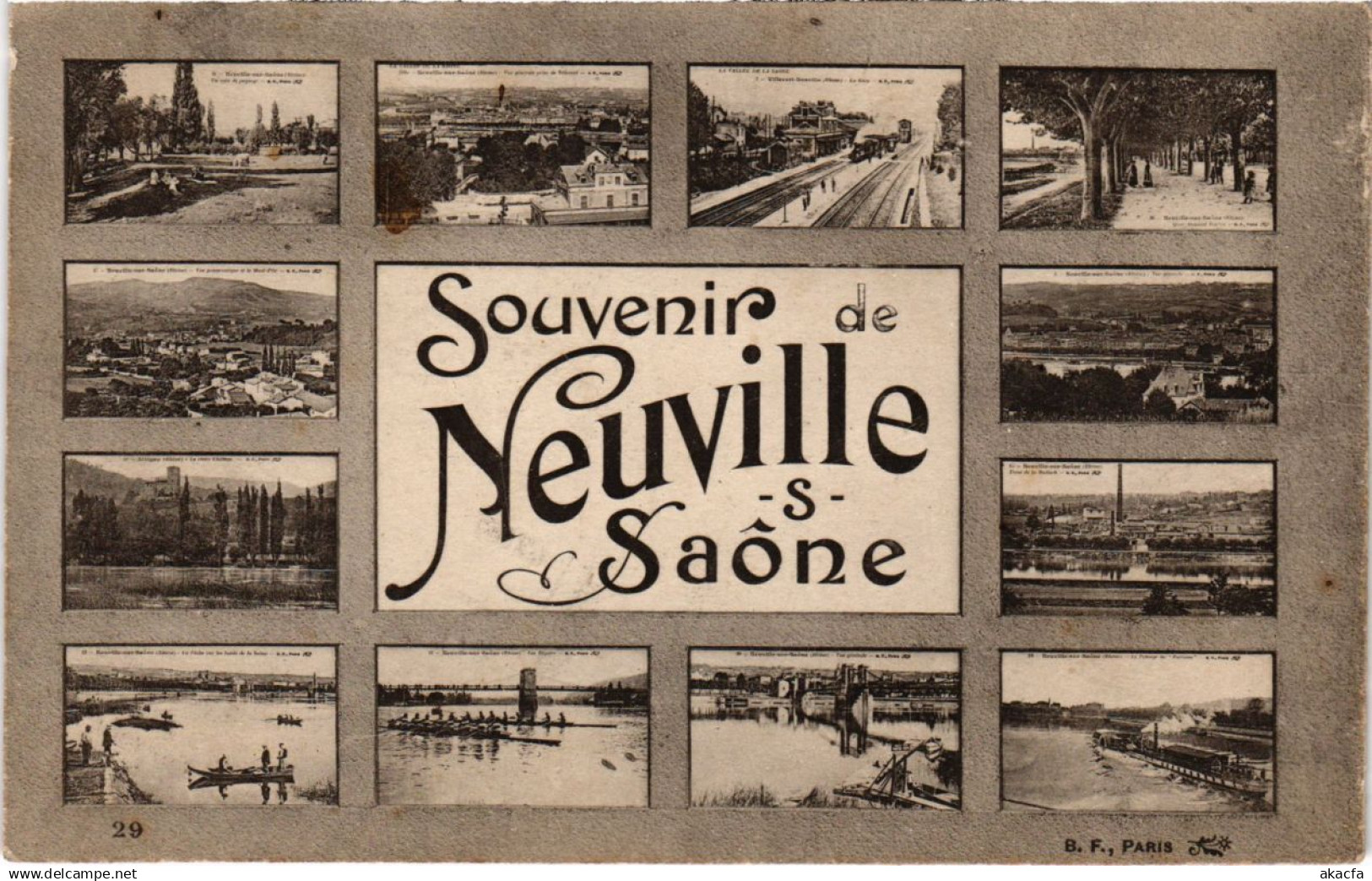 CPA Neuville-sur-Saone - Souvenir de Neuville-sur-Saone - Scenes (1036337)