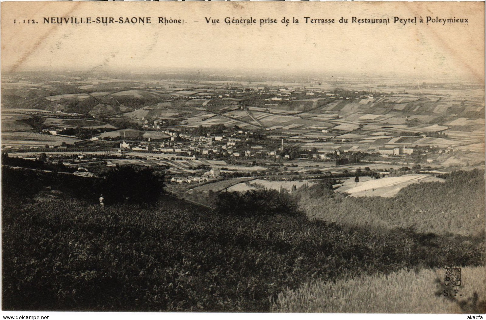 CPA Neuville-sur-Saone vue générale (1390565)