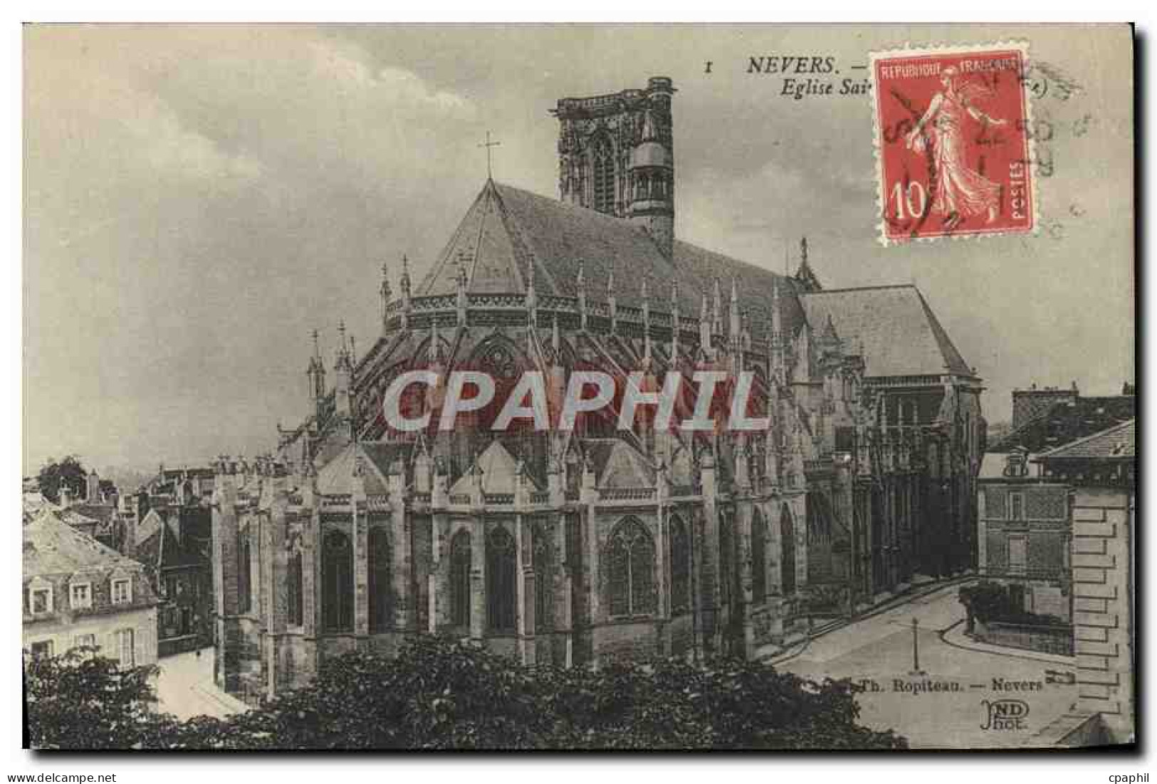 CPA Nevers Eglise
