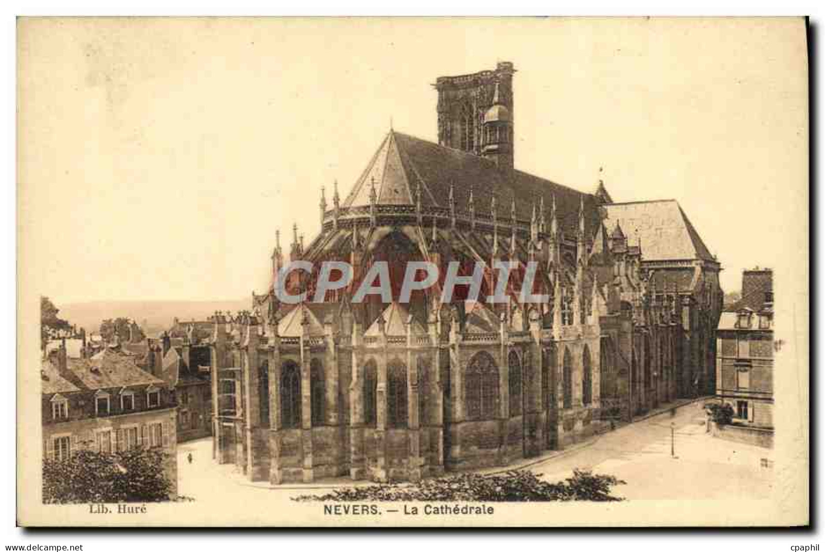 CPA Nevers La Cathedrale