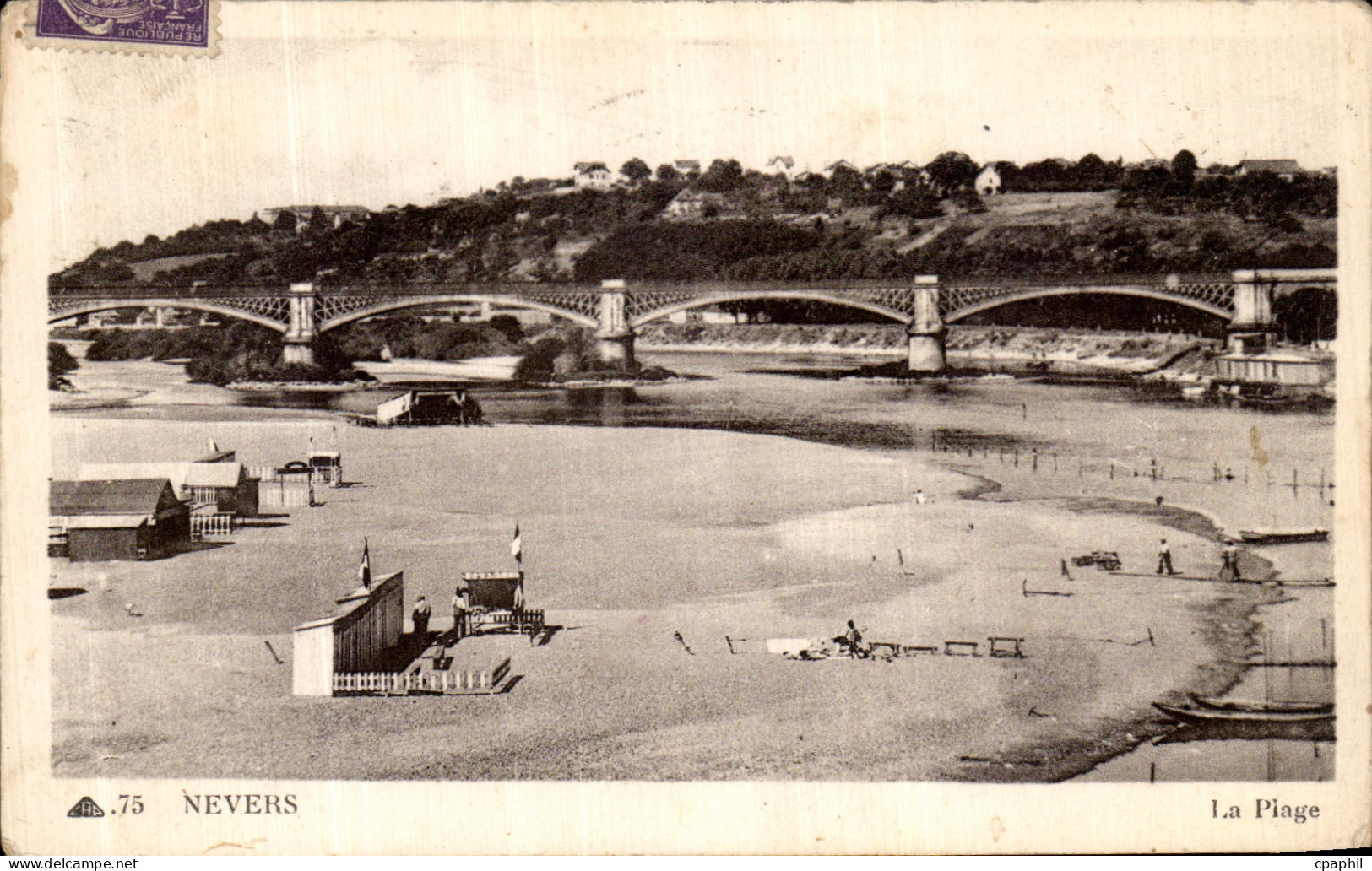 CPA Nevers La plage