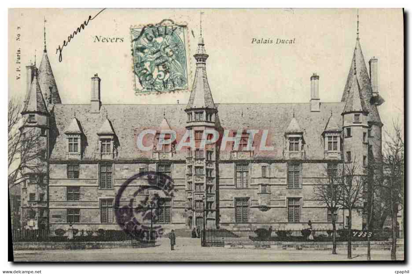 CPA Nevers Palais Ducal