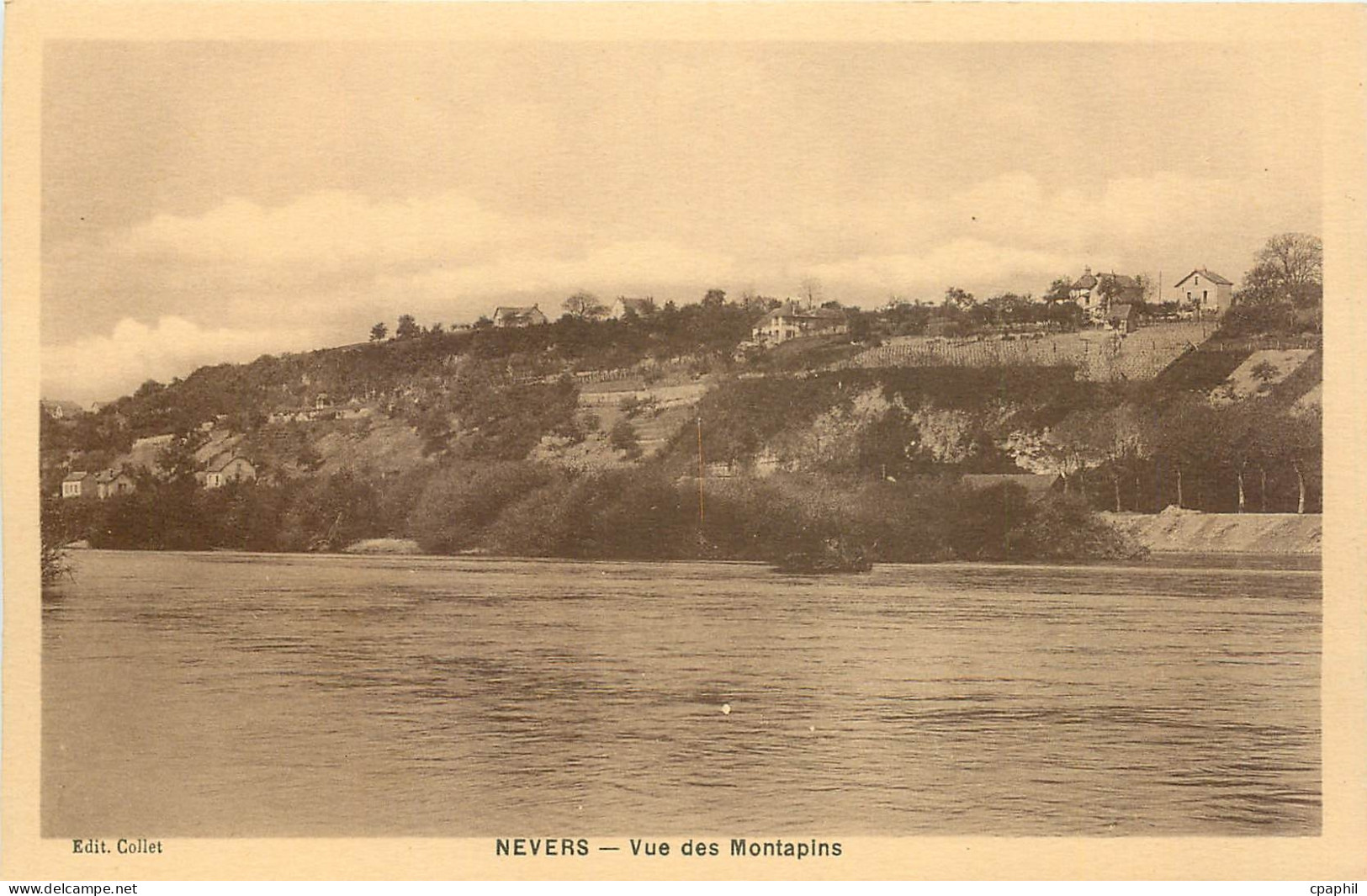 CPA Nevers Vue des Montapins