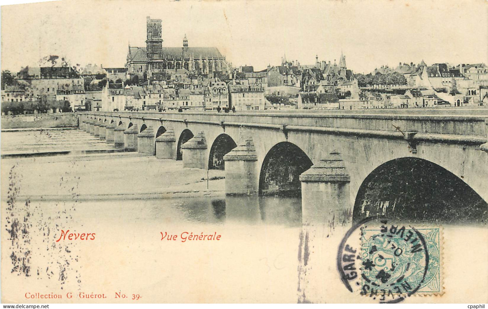 CPA Nevers Vue generale