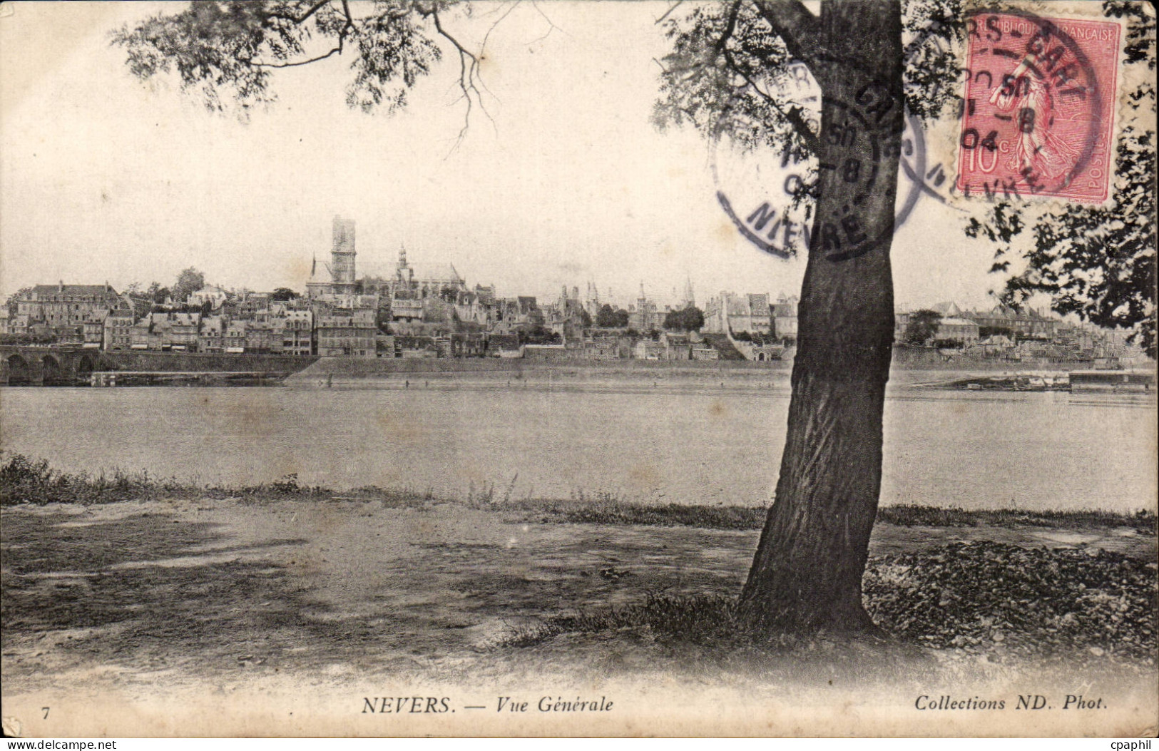 CPA Nevers Vue generale