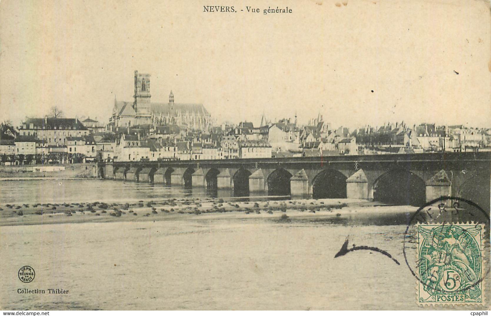 CPA Nevers Vue generale