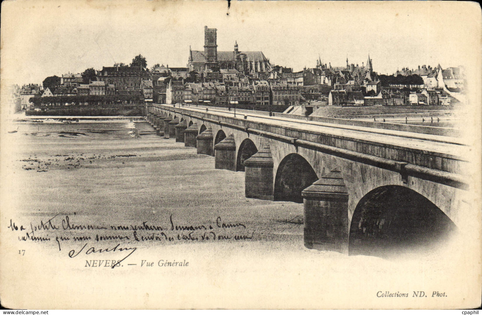 CPA Nevers vue generale