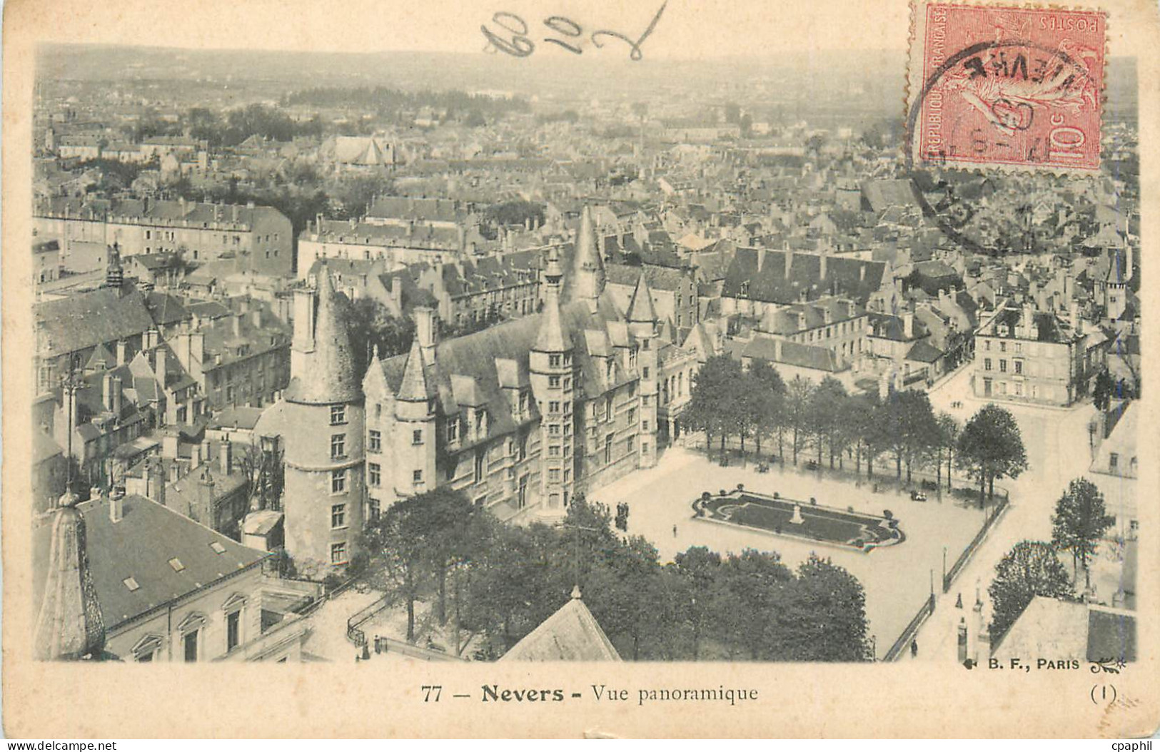 CPA Nevers Vue panoramique