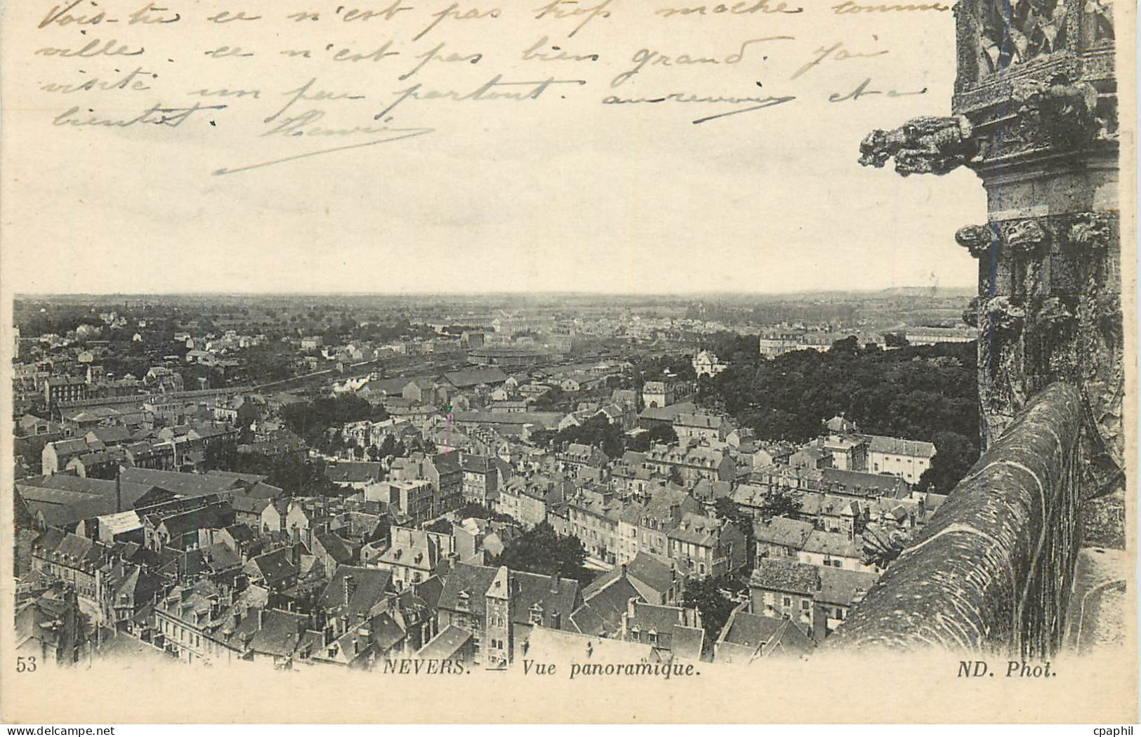 CPA Nevers Vue panoramique