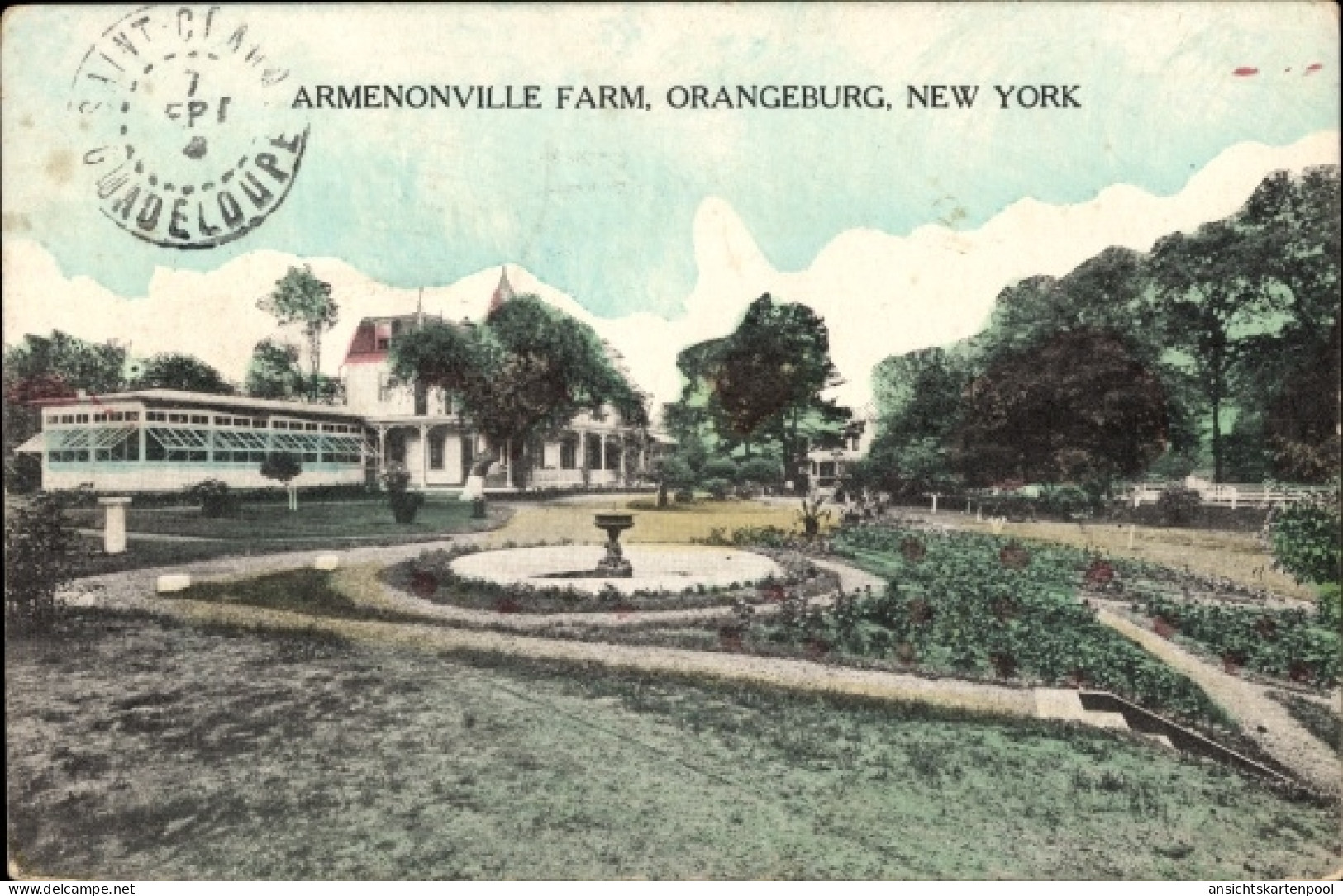 CPA New York USA, Orangeburg, Armenonville Farm