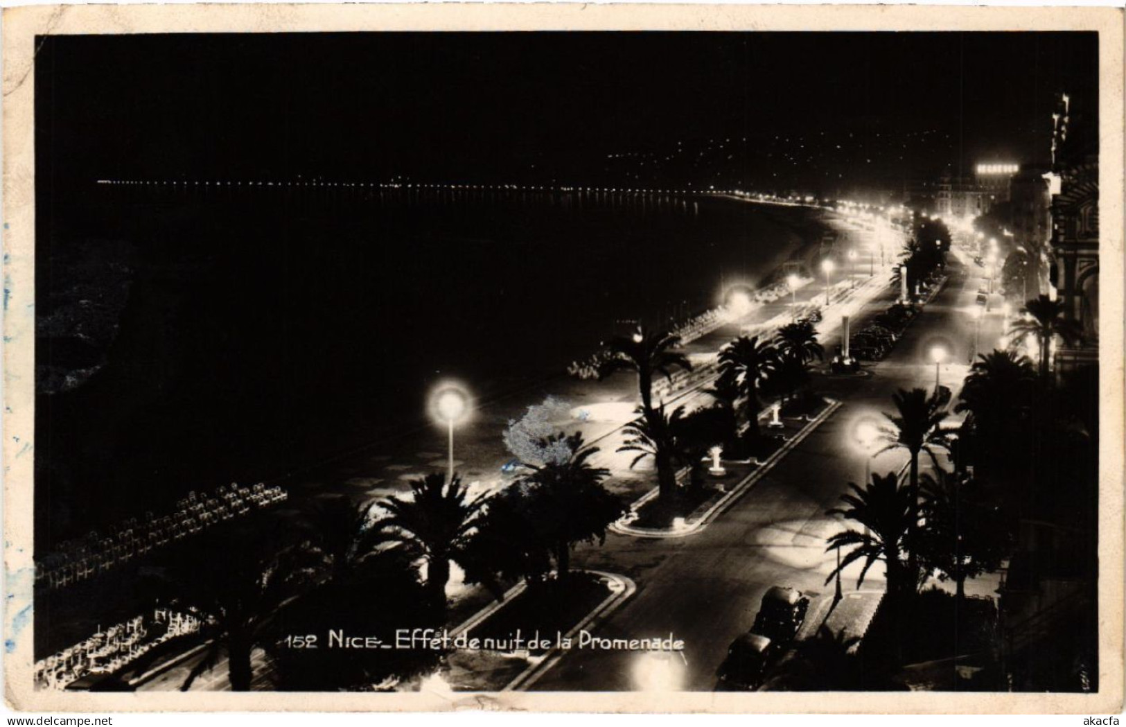 CPA NICE - Effet de nuit de la Promenade (513725)