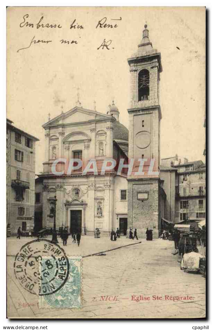 CPA Nice Eglise Ste Reparate