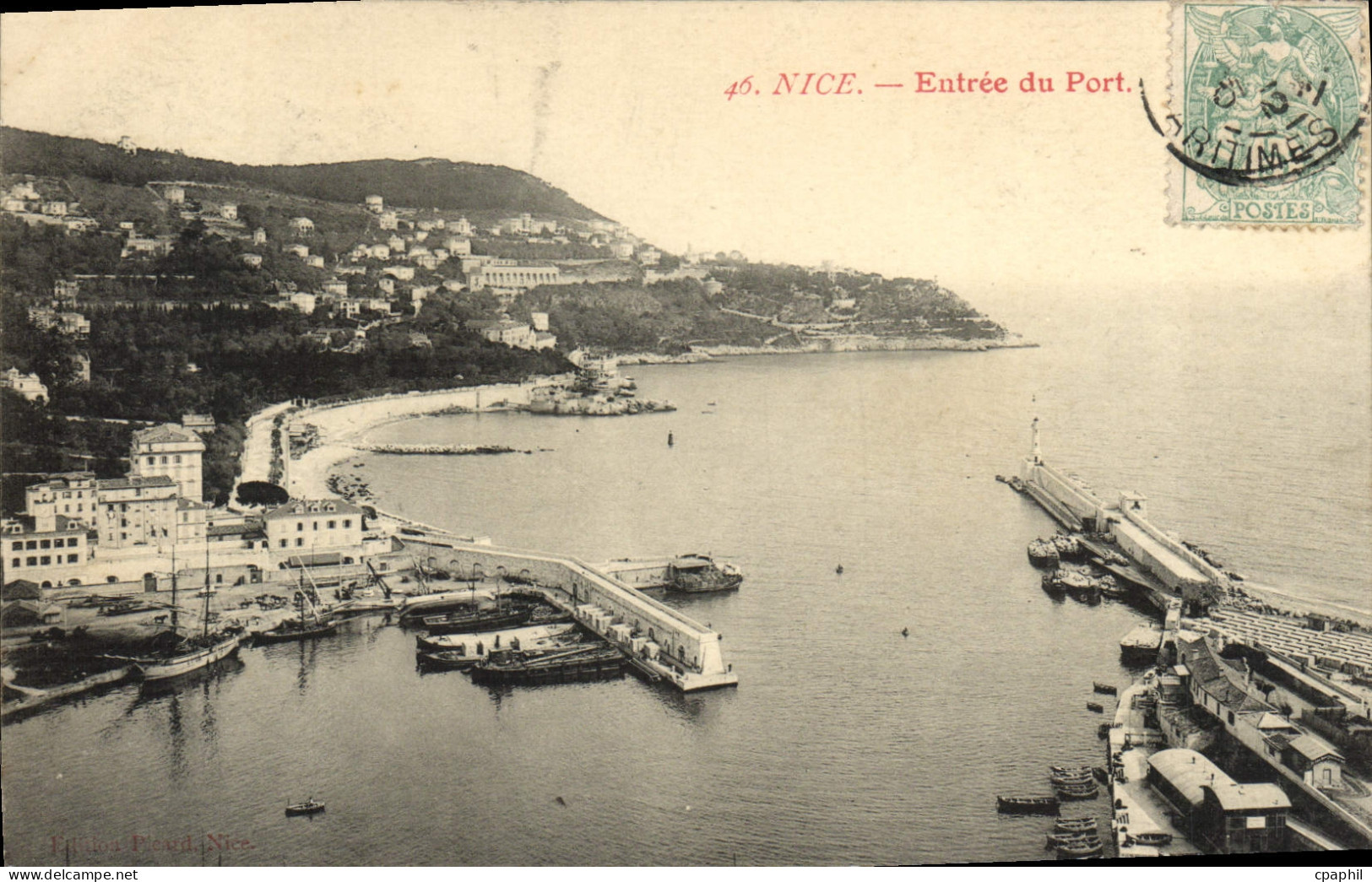 CPA Nice Entree du Port