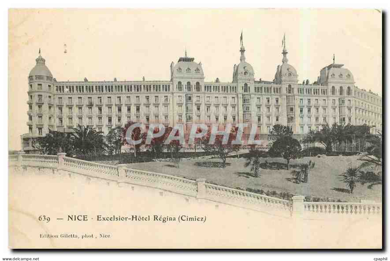CPA Nice Excelsior Hotel Regina Cimiez
