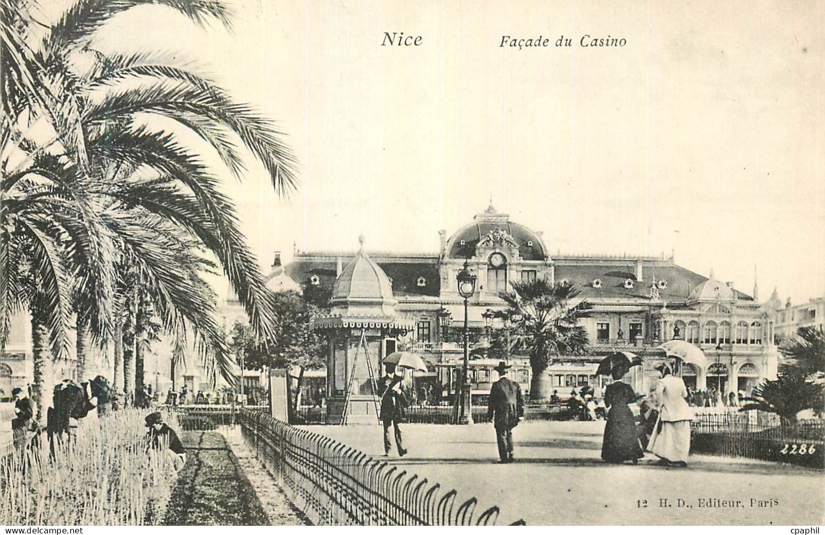 CPA Nice facade du Casino