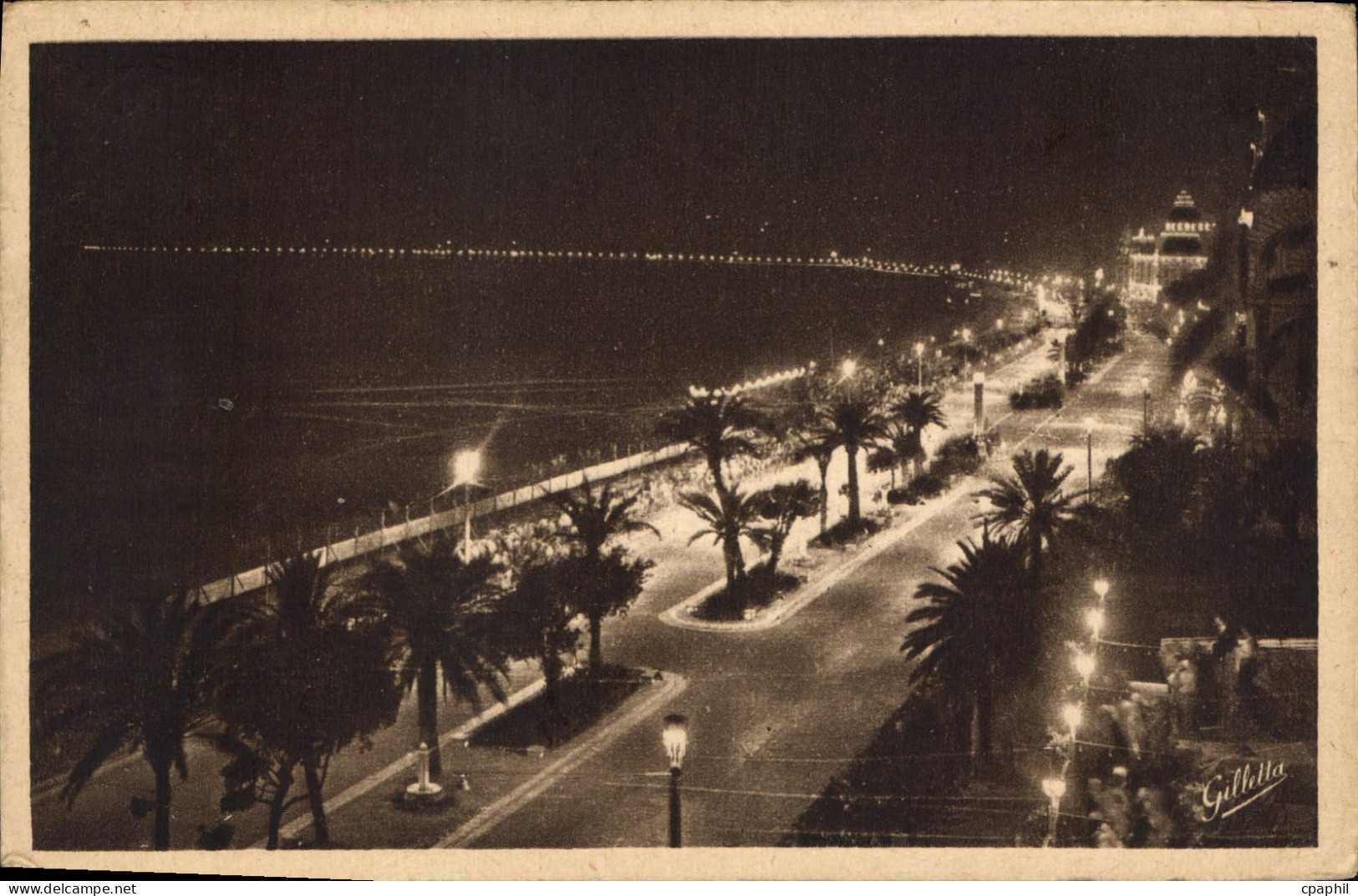 CPA Nice Feerie Nocturne