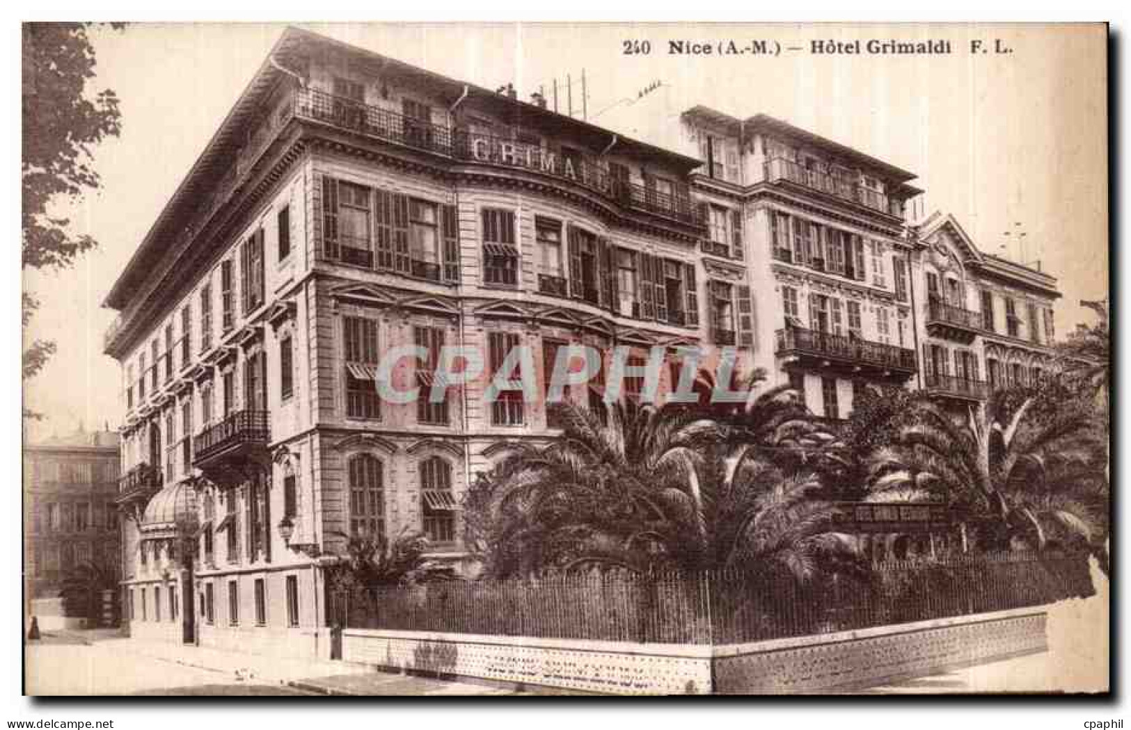 CPA Nice Hotel Grimaldi