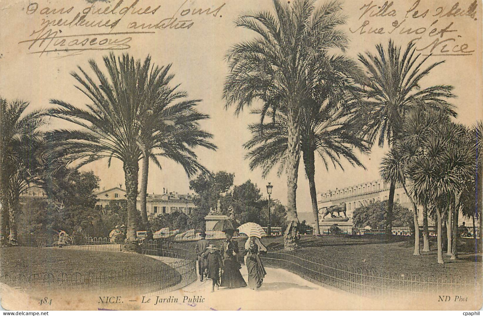 CPA Nice Jardin public