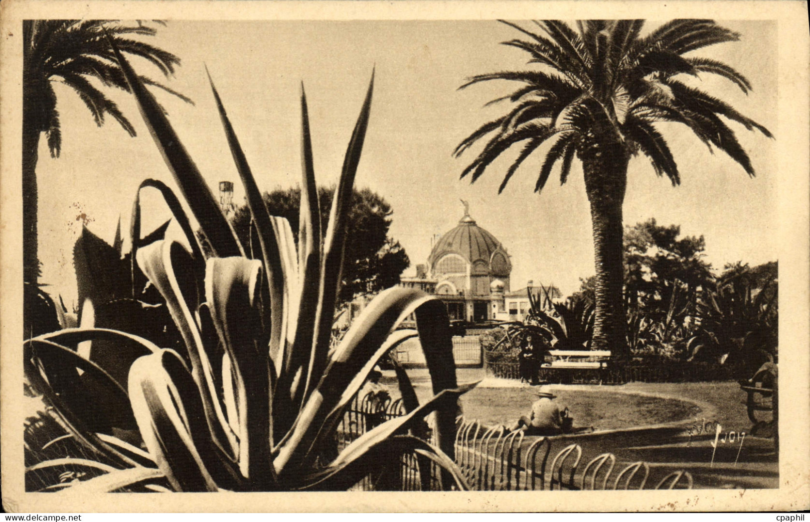 CPA Nice Jardins Albert 1er