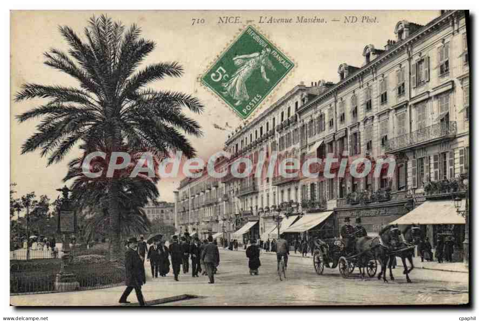 CPA Nice L'Avenue Massena