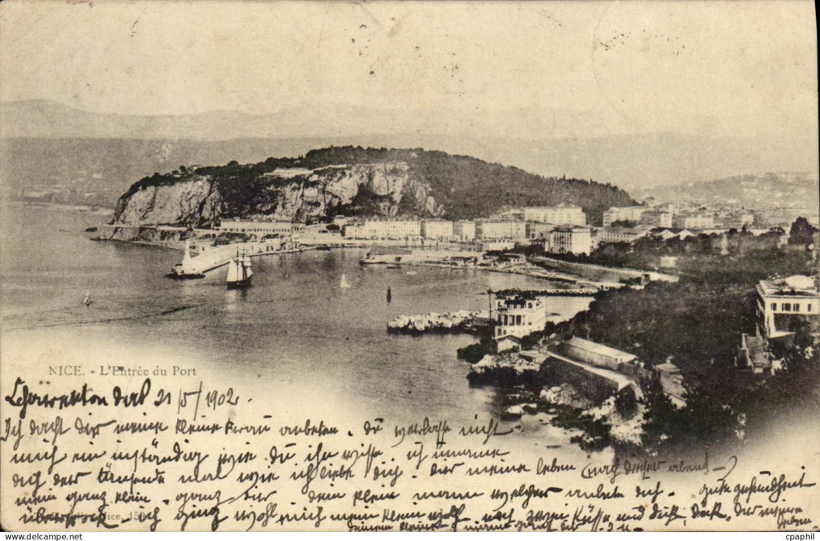 CPA Nice L'Entree du Port