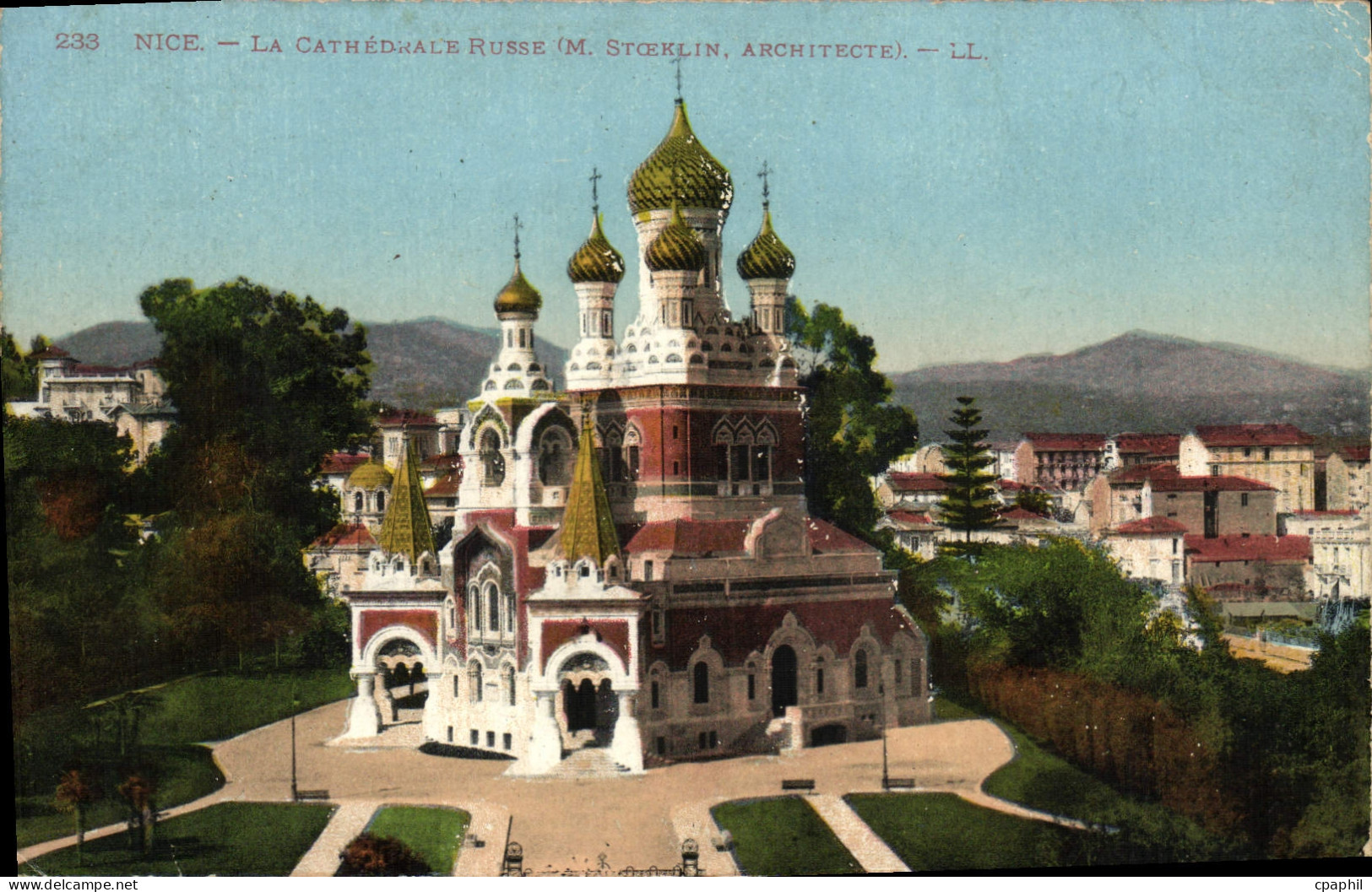 CPA Nice La Cathedrale Russe Russie Russia