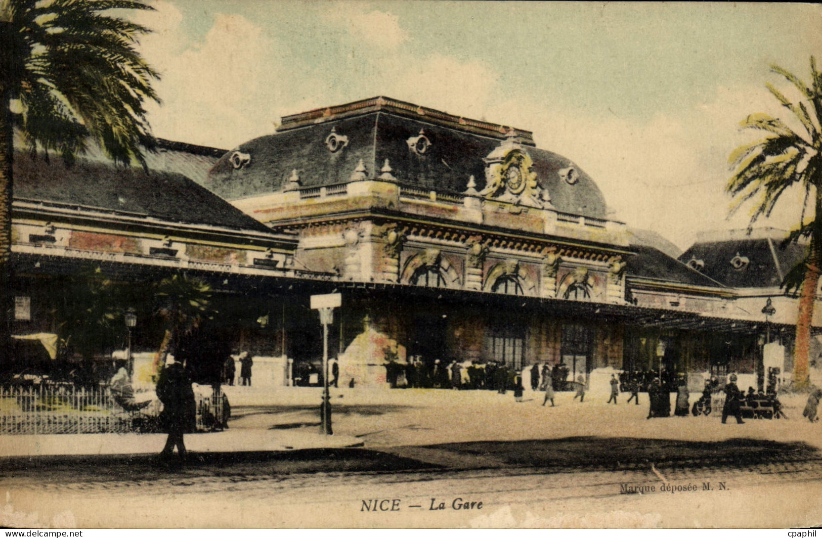 CPA Nice La Gare