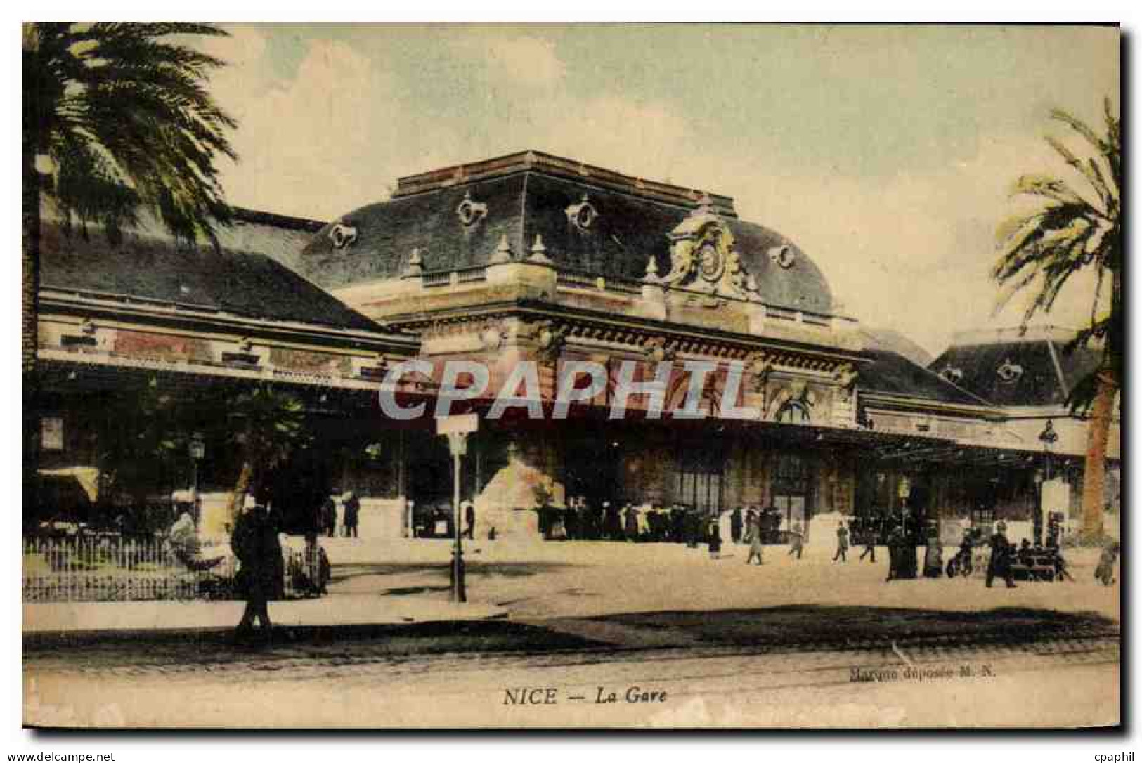 CPA Nice La Gare
