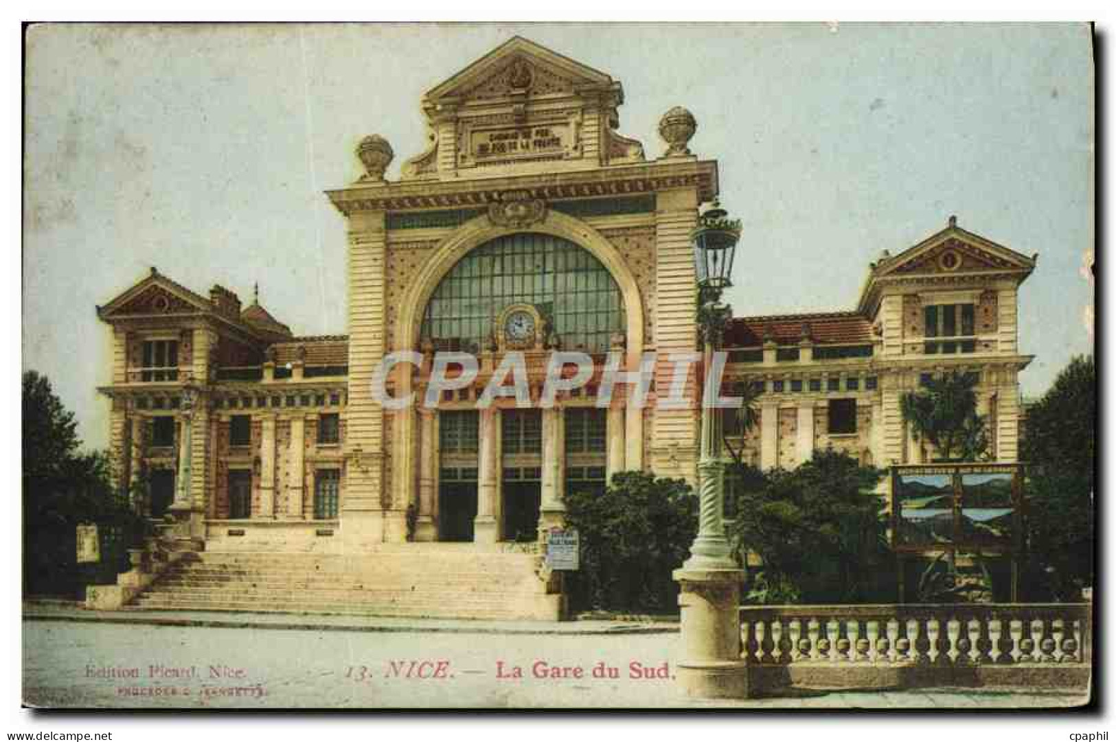 CPA Nice La gare du Sud