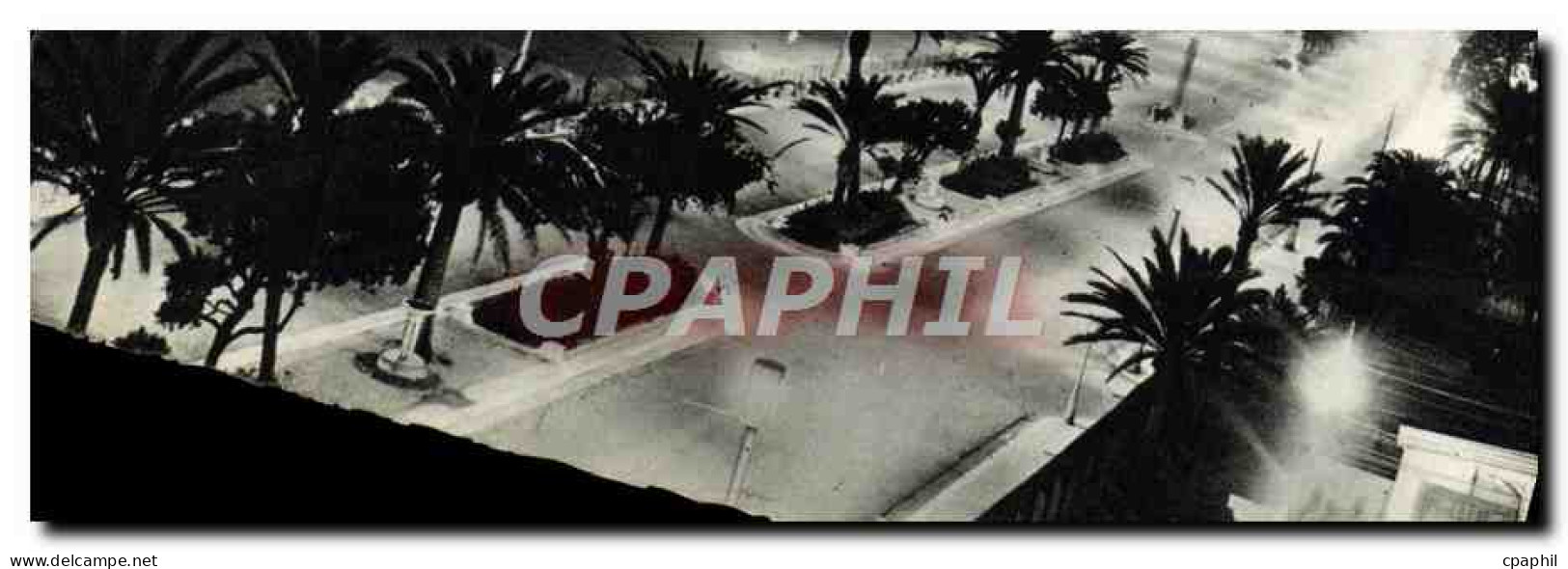 CPA Nice La Nuit La Baie Des Anges
